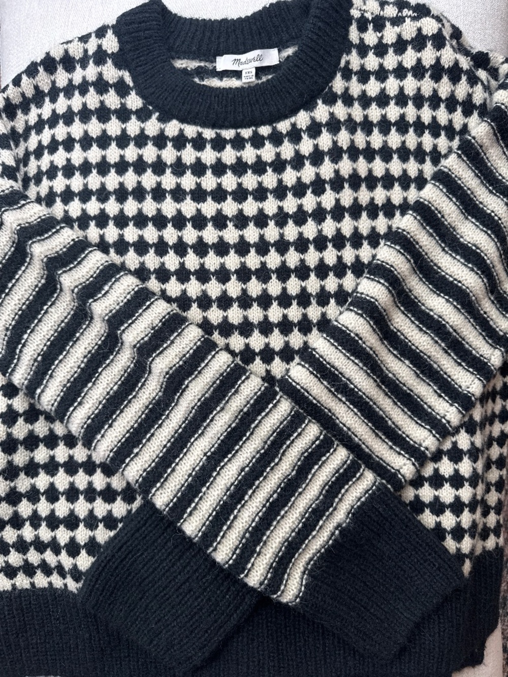 Cozy Checked Sweater